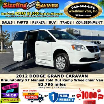 2012 Dodge Grand Caravan for sale at Wheelchair Vans Inc in Laguna Hills CA