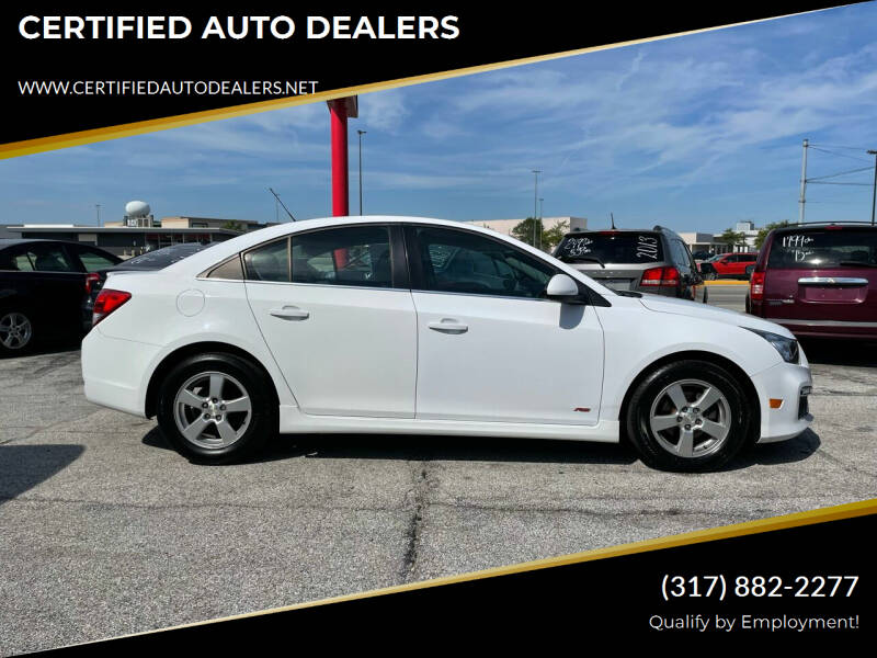 2016 Chevrolet Cruze Limited for sale at CERTIFIED AUTO DEALERS in Greenwood IN