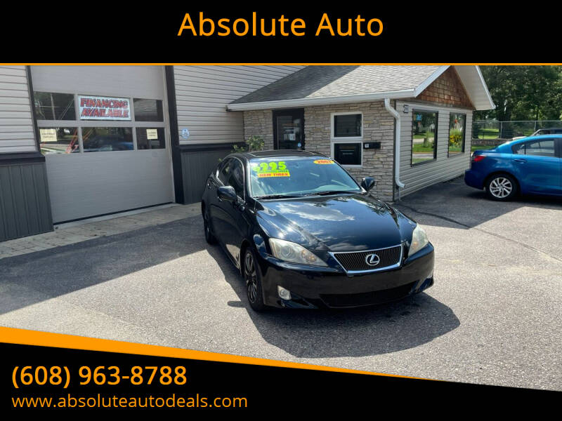 2007 Lexus IS 250 for sale at Absolute Auto in Baraboo WI