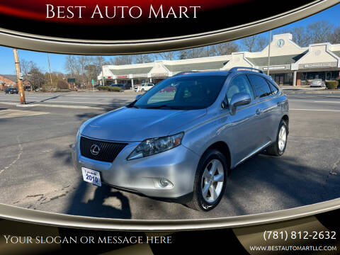 2010 Lexus RX 350 for sale at Best Auto Mart in Weymouth MA