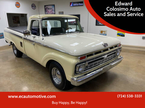 1966 Ford F-100 for sale at Edward Colosimo Auto Sales and Service in Evans City PA