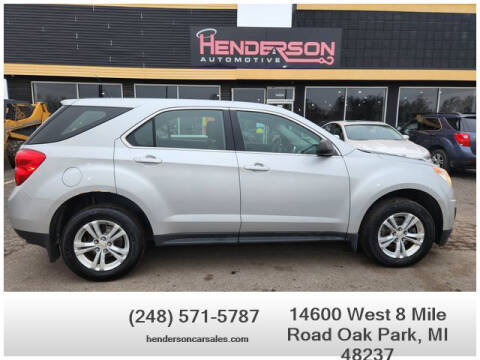 2012 Chevrolet Equinox for sale at Henderson Automotive, LLC in Oak Park MI