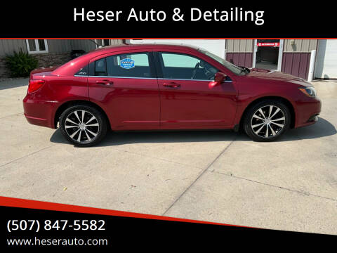 2013 Chrysler 200 for sale at Heser Auto & Detailing in Jackson MN