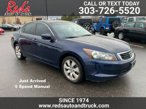 2009 Honda Accord for sale at Red's Auto and Truck in Longmont CO