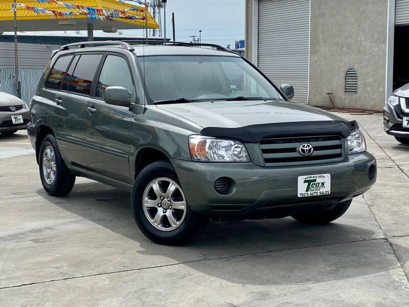 2005 Toyota Highlander for sale at Teo's Auto Sales in Turlock CA