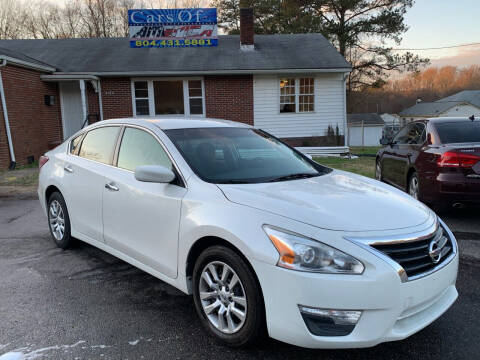 2013 Nissan Altima for sale at Cars of America in Dinwiddie VA