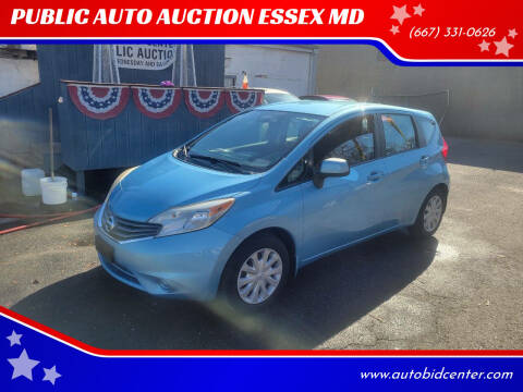 2014 Nissan Versa Note for sale at PUBLIC AUTO AUCTION ESSEX MD in Essex MD