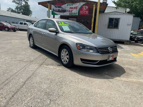 2012 Volkswagen Passat for sale at ASHE AUTO SALES WICHITA FALLS TX & ASHE AUTO SALES in Dallas TX