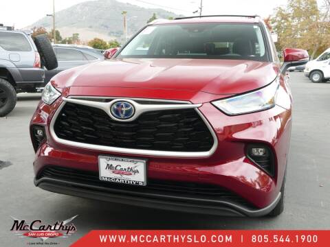 2021 Toyota Highlander Hybrid for sale at McCarthy Wholesale in San Luis Obispo CA