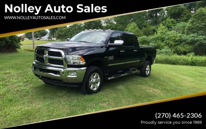 2014 RAM Ram Pickup 2500 for sale at Nolley Auto Sales in Campbellsville KY