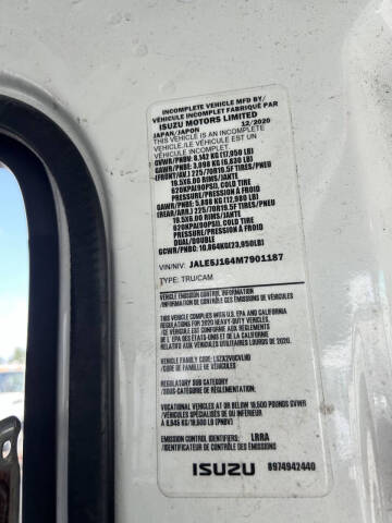 2021 Isuzu NQR