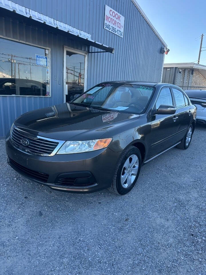 2009 Kia Optima for sale at COOK MOTOR CO LLC in Wichita Falls, TX