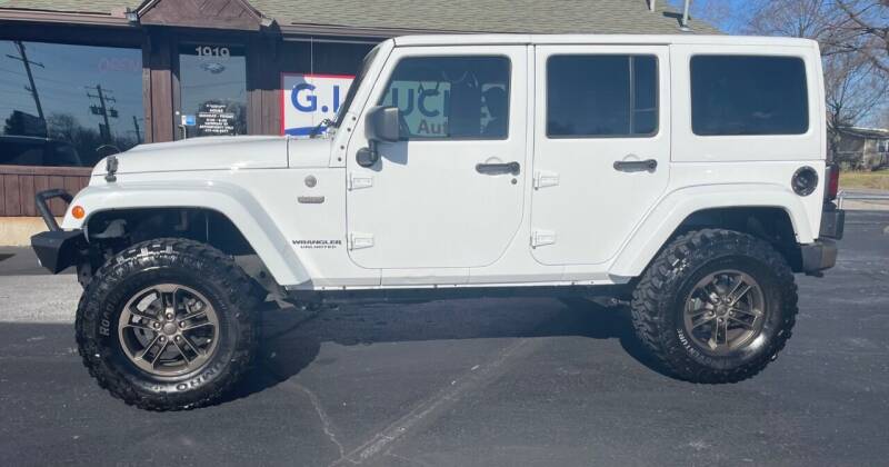 2016 Jeep Wrangler Unlimited for sale at G L TUCKER AUTO SALES in Joplin MO