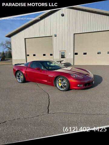 2012 Chevrolet Corvette for sale at PARADISE MOTORS LLC in Cambridge MN