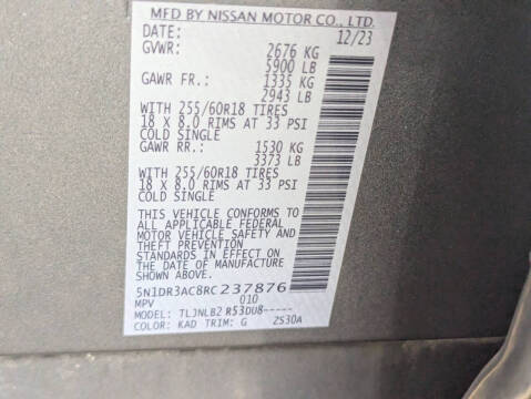 2024 Nissan Pathfinder S