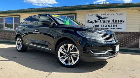 2017 Lincoln MKX for sale at Eagle Care Autos in Mcpherson KS