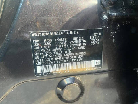 2016 Honda HR-V EX-L w/Navi