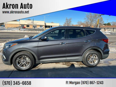 2017 Hyundai Santa Fe Sport for sale at Akron Auto - Fort Morgan in Fort Morgan CO