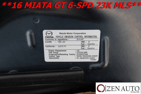 2016 Mazda MX-5 Miata Grand Touring