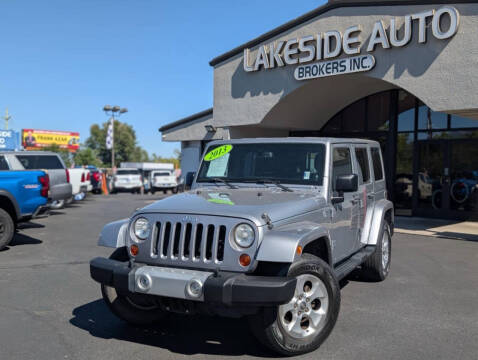 2013 Jeep Wrangler Unlimited for sale at Lakeside Auto Brokers in Colorado Springs CO