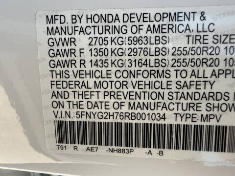2024 Honda Pilot Touring