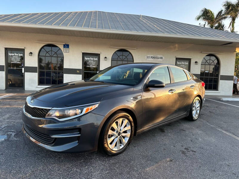 2017 Kia Optima for sale at Supreme Motor Sports in North Fort Myers FL