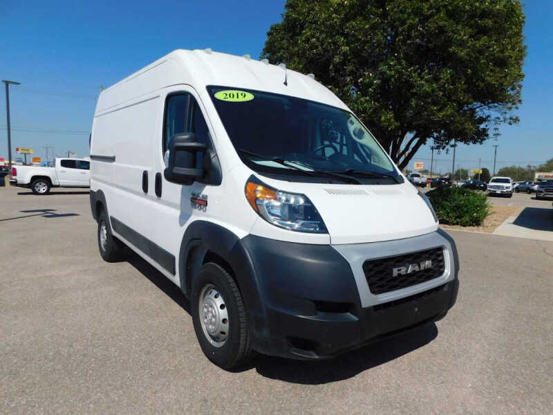 Used 2019 RAM ProMaster Cargo Van Base with VIN 3C6TRVBG3KE553091 for sale in Hutchinson, KS