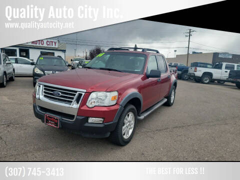 2008 Ford Explorer Sport Trac for sale at Quality Auto City Inc. in Laramie WY