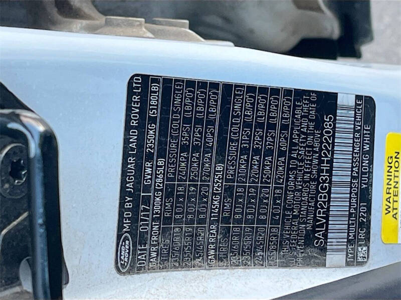 2017 Land Rover Range Rover Evoque HSE