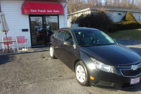 2014 Chevrolet Cruze for sale at Dave Franek Automotive in Wantage NJ