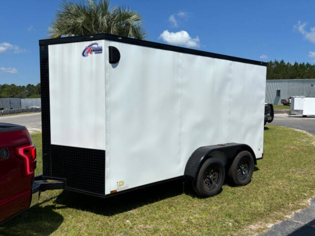 2024 Xtreme  6x12 Enclosed Cargo Blackout package for sale at Cross Resurrection Golf Carts and Trailers in Rincon, GA