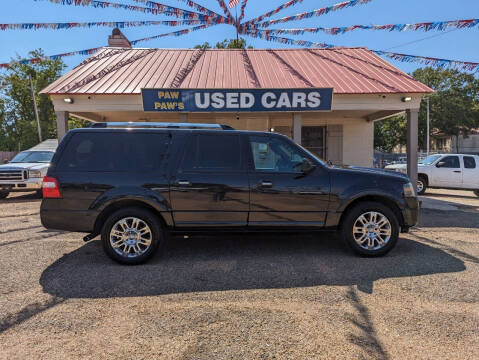 2011 Ford Expedition EL for sale at Paw Paw's Used Cars in Alexandria LA