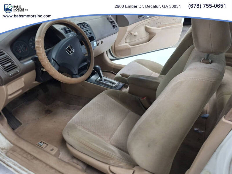 2004 Honda Civic Value Package