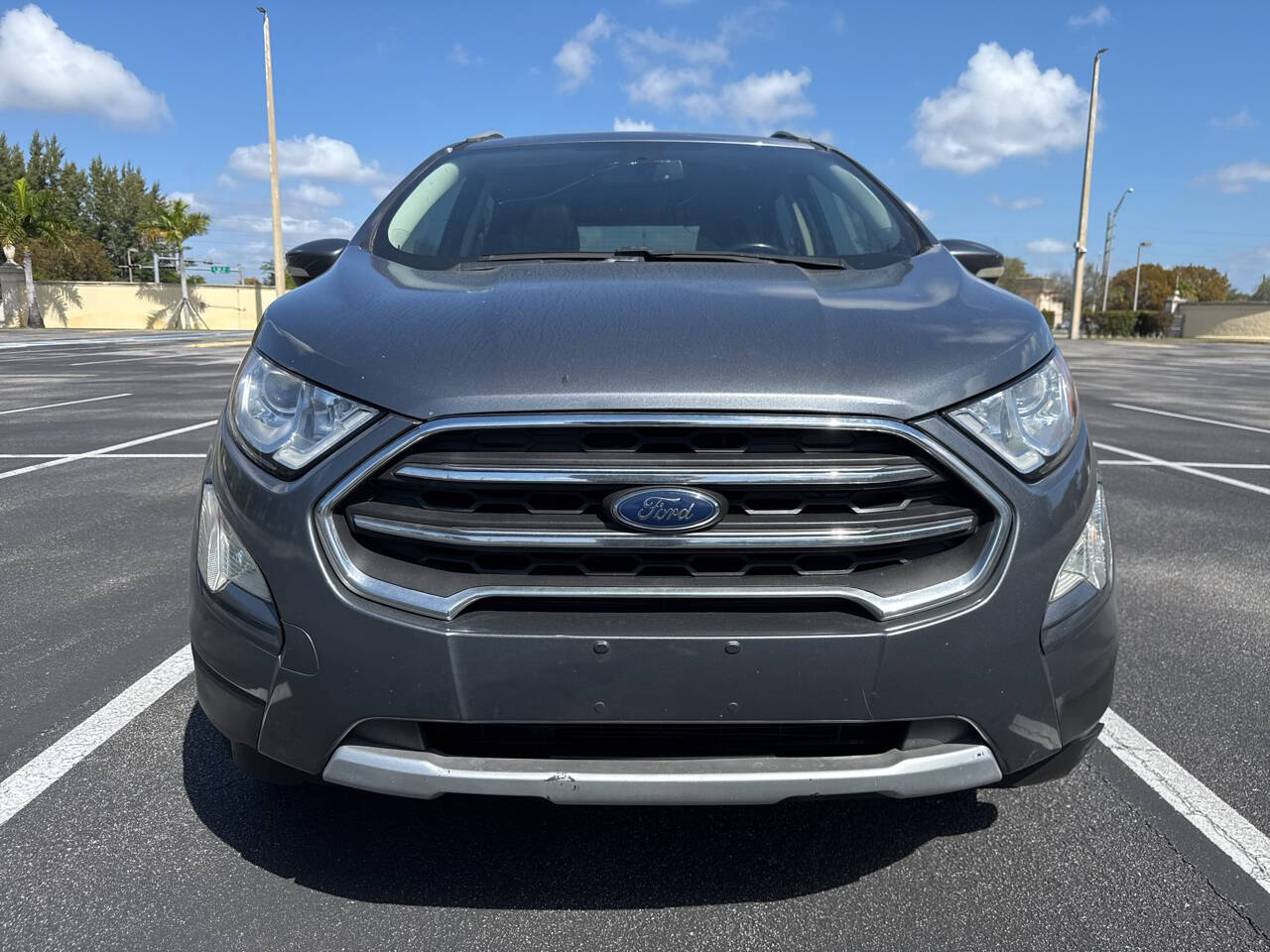 Gray 2020 Ford EcoSport Titanium AWD Titanium 4dr Crossover 2
