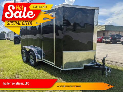 2024 T. Solutions 7x14TA ENCLOSED CARGO TRAILER for sale at Trailer Solutions, LLC in Fitzgerald GA