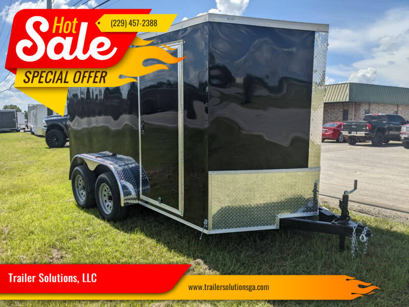 2024 T. Solutions 7x14TA ENCLOSED CARGO TRAILER for sale at Trailer Solutions, LLC in Fitzgerald GA