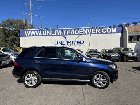 2013 Mercedes-Benz M-Class for sale at Unlimited Auto Sales in Denver CO