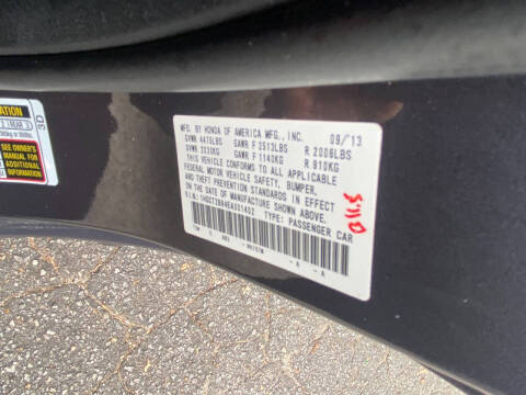 2014 Honda Accord EX-L V6 w/Navi