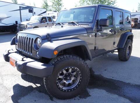 2017 Jeep Wrangler Unlimited for sale at Frontier Auto & RV Sales in Anchorage AK