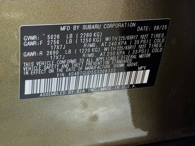 2025 Subaru Outback Wilderness