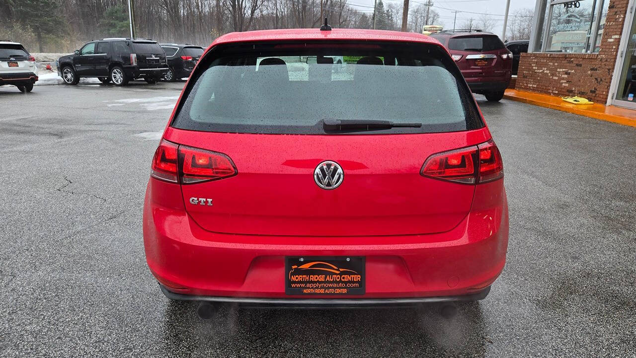 2015 Volkswagen Golf GTI for sale at North Ridge Auto Center LLC in Madison, OH