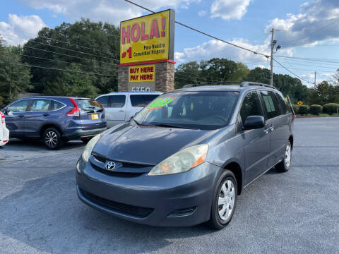 2006 Toyota Sienna for sale at NO FULL COVERAGE AUTO SALES LLC in Austell GA