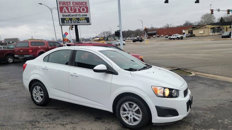 2014 Chevrolet Sonic for sale at FIRST CHOICE AUTO Inc in Middletown OH