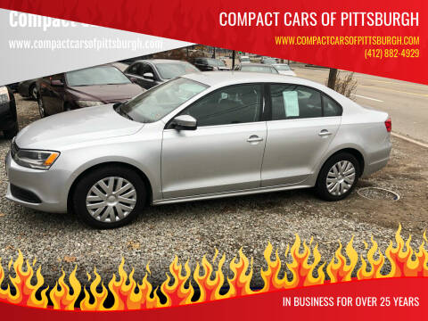 2013 Volkswagen Jetta for sale at Compact Cars of Pittsburgh in Pittsburgh PA