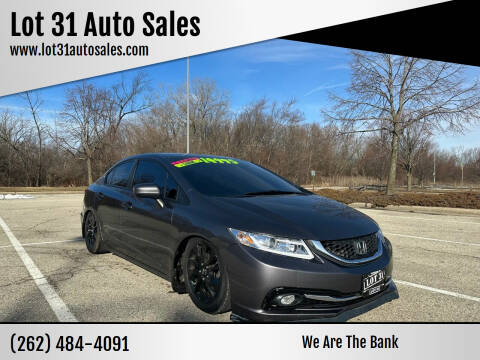 2015 Honda Civic for sale at Lot 31 Auto Sales in Kenosha WI