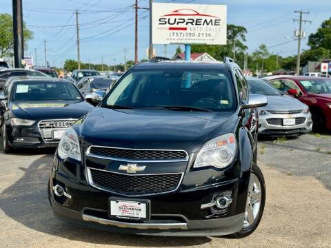 2015 Chevrolet Equinox for sale at Supreme Auto Sales in Chesapeake VA