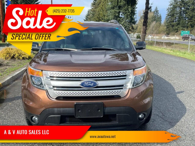 2011 Ford Explorer for sale at A & V AUTO SALES LLC in Marysville WA