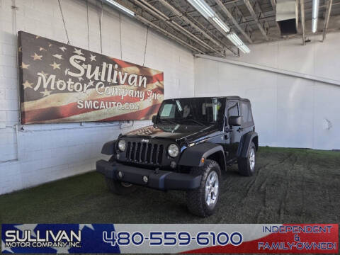 2014 Jeep Wrangler for sale at SULLIVAN MOTOR COMPANY INC. in Mesa AZ