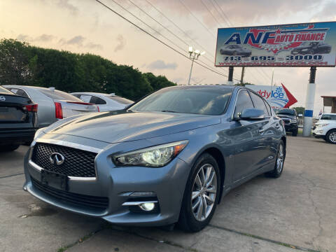 2017 Infiniti Q50 for sale at ANF AUTO FINANCE in Houston TX
