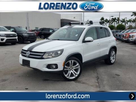 2016 Volkswagen Tiguan for sale at Lorenzo Ford in Homestead FL